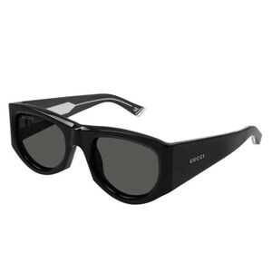 Gucci Bold Rectangle Black Sunglasses for Women
